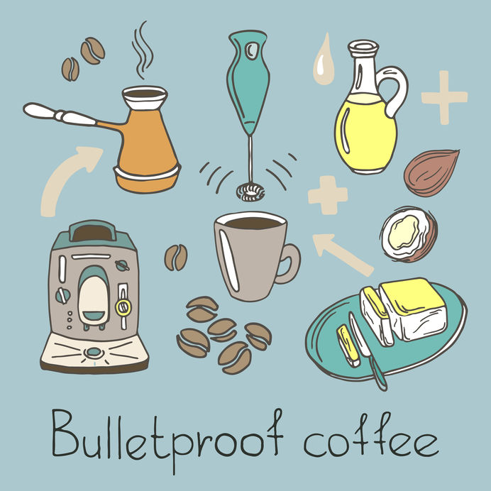 Bulletproof coffee with MCT oil